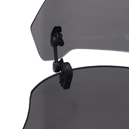GP Kompozit Universal Windshield Extension Adjustable Clip Windscreen Spoiler Deflector Clear - color: Clear