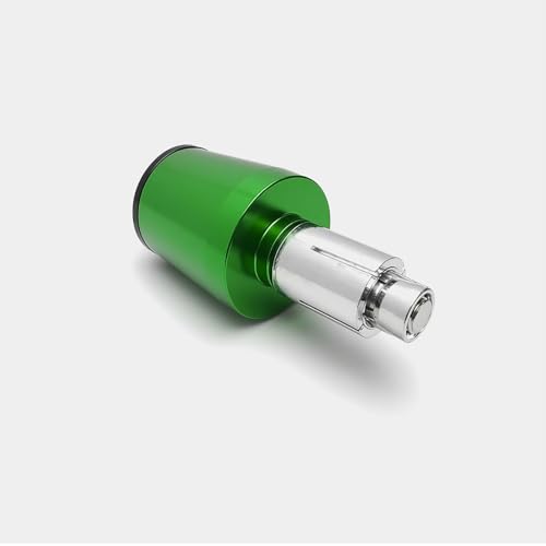 Motorcycle Bar Ends Plug, Green Handle Bar End Slider 7/8" 22mm CNC Aluminum Handlebar Grip End Weight Caps Replacement for Ninja 400 500 650 Z900 Z650 CBR600RR CBR1000RR GSXR600 GSXR750 - color: Green