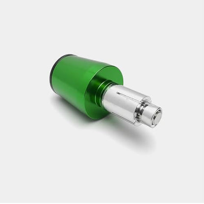 Motorcycle Bar Ends Plug, Green Handle Bar End Slider 7/8" 22mm CNC Aluminum Handlebar Grip End Weight Caps Replacement for Ninja 400 500 650 Z900 Z650 CBR600RR CBR1000RR GSXR600 GSXR750 - color: Green