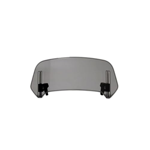 Wind Deflector Windshield Motorcycle Windshield Extension Spoiler Windscreen Air Deflector for VS 600 800 DL650 DL1000 DL250 for V-Strom 650 1000 XT - color: A Large Smoke