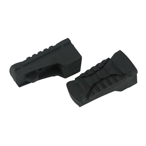 Footpegs Foot Pedals Motorcycle Rear Passenger Footrest Foot Peg for GS1250 R1250GS ADV R1200GS LC for Adventure Footpeg Bracket Cover - color: Rubber Cover