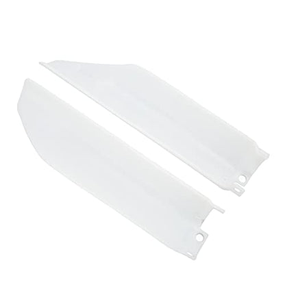 Cr250R White Fork Guards,Motocross Front Fork Guard Covers,2pcs Motorcycle Fork Guard Shock Absorber Protector Replacement for CR125R CR250R CRF450R