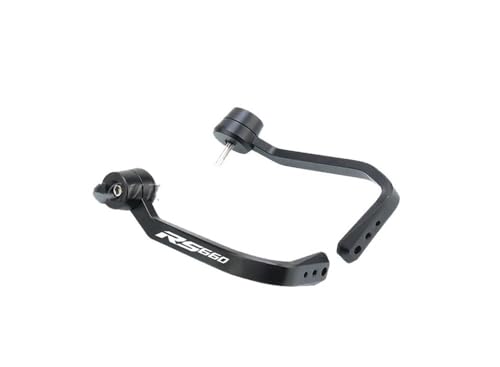 Handlebar Lever Guards for A&prilia RS 660 RS660 Tuono 660 Motorcycle CNC Aluminum Handlebar Grips Brake Clutch Levers Guard Protector - color: Rs660 logo