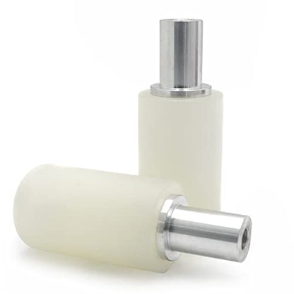 XKMT- White Universal 10mm 45 * 115mm Motorcycle Frame Sliders Crash Protector Compatible With Suzuk [P/N: XH6014-019-WHITE] - color: White
