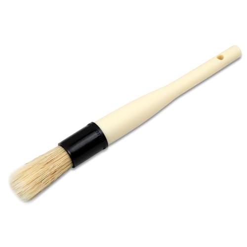 Boar Hair Vent & Dash Detailing Brushes – Premium Soft Bristle Cleaning Tools for Car Interior & Exterior – Professional-Grade Auto Detailing Accessory for Enthusiasts & Pros