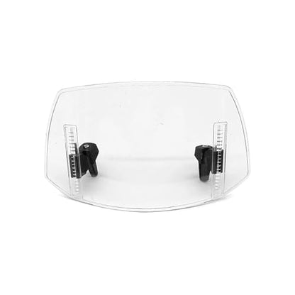 Compatible with CFMOTO 800 MT 800 Motorcycle Windshield Extension Adjustable Spoiler Clamp-On Windscreen Deflector 800-MT Parts 800MT(Transparent)