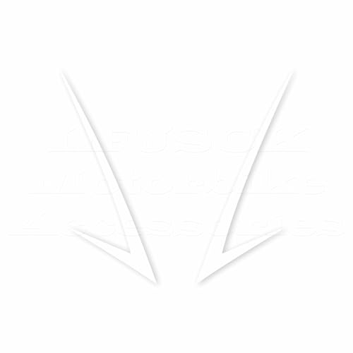 Motorcycle Front Fairing Reflective Sticker Decals,White | Compatible with Yamaha YZF R25 R3 2019-2022 - color: White