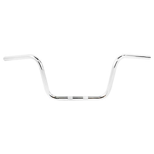 TCMT 10" Rise Ape Hanger 1" Handlebars Fit For Harley-Davidson FLST FXST Sportster XL Custom Application - color: Chrome, size: 10" Rise
