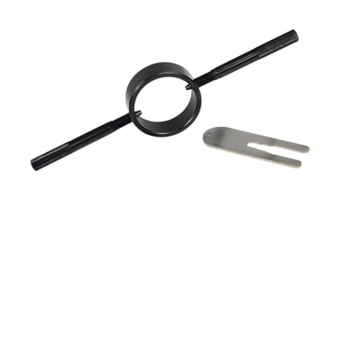 Zpana Motorcycle Fork Spring Compressor Tool Kit, 2PCS/Set Metal Motorbikes Radial Pin Spanner Cartridge Rod Holding Tool, Motor Fork Maintenance Set for Most Upside Down Street Bike