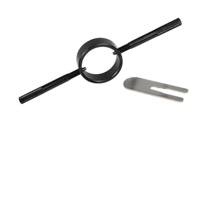 Zpana Motorcycle Fork Spring Compressor Tool Kit, 2PCS/Set Metal Motorbikes Radial Pin Spanner Cartridge Rod Holding Tool, Motor Fork Maintenance Set for Most Upside Down Street Bike