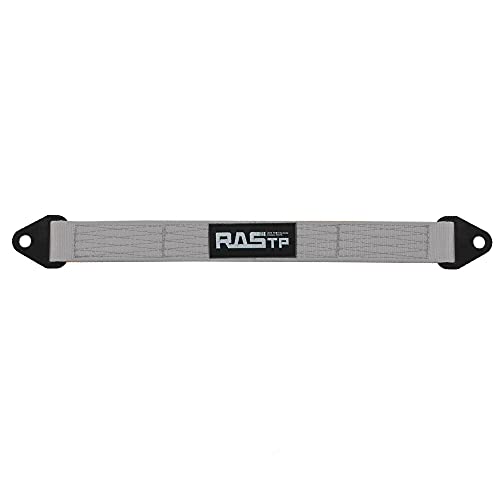RASTP Limit Strap, Premium Quad Wrap Limit Strap Car Hauler Axle Straps Truck Wrecker Wheel Tie Down Strap with 10,000 Lb Webbing Strength (20 Inch, Gray) - color: Gray, size: 20 Inch
