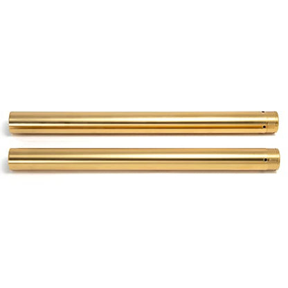 TOFR 49mm Fork Tubes for Harley Touring 14-20 FLHT FLTR FLHR FLHX Street Glide Electra Glide Road King Road Glide 45500113 37Mn5 Steel - color: Gold