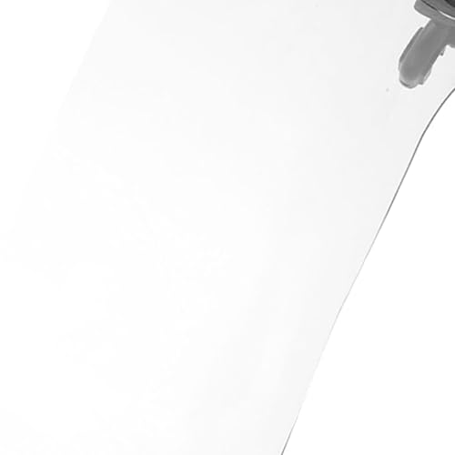 Motorcycle Windshield Extension Adjustable Clip On Motorbike Wind Deflector, Motorcycle Wind Deflector Clear Lens for Motorcycle Racing Bike Nearly Any Bike(Transparent Small)