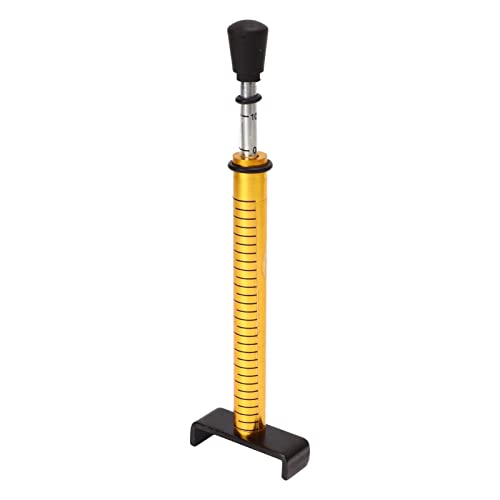 Focket Motorcycle Belt Tension Gauge, 10 lbs Easy to Read Metal Tension Tester After Belt Replacement Adjustment, Universal Wheel Service Accurate Chain Tension Gauge with L Shape Pad