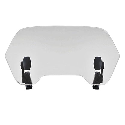 GP Kompozit Universal Windshield Extension Adjustable Clip Windscreen Spoiler Deflector Clear - color: Clear