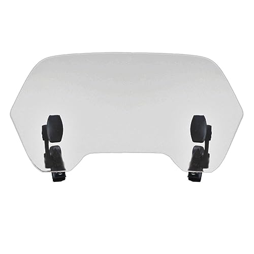 GP Kompozit Universal Windshield Extension Adjustable Clip Windscreen Spoiler Deflector Clear - color: Clear
