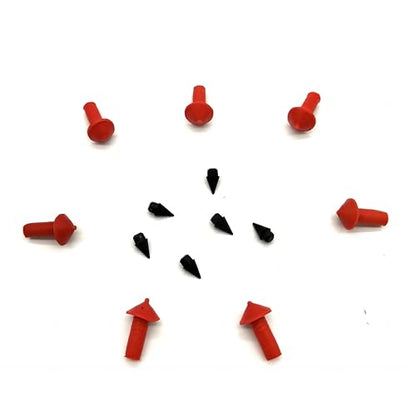 Tire Plug Gun Kit, Tire Repair Patch Kit Heavy Duty, Motorcycle Tubeless Tire Repair Kit with 70 Pcs Mushroom Plugs 70 Pcs Plug Leads, for Tire Punctures Flats on Car Motorcycle Truck