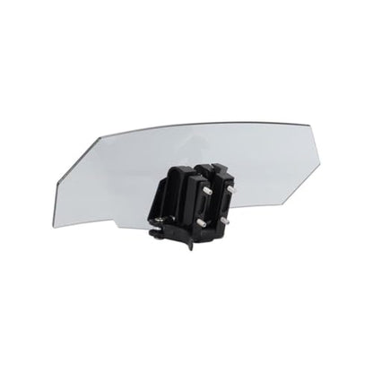 Motorcycle Windshield Extension Adjustable Spoiler Clamp-On Windscreen Deflector Compatible with Universal Models
