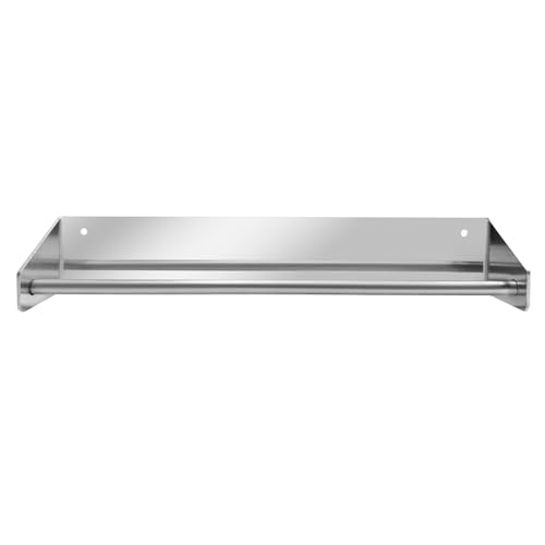 Aluminum 18" L x 5.98" W x 5.98" H Dual Helmet Holder and 17" L×3" W×3" H Tie Down Ratchet Strap Rack Suitable for Enclosed Race Trailer Garage Bike Shop Automotive Accessory