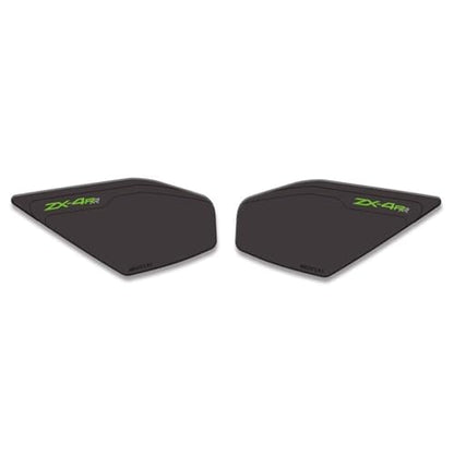 NIGHT CAT Compatible ZX-4R ZX4R/RR 2023 Motorcycle Fuel Tank Pad Kit Side Fuel Knee Guard Sticker Fuel Tank Protector(Black Green) - color: Black Green