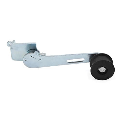 uxcell 1 Set Universal Chain Tensioner Adjustment Roller Tool with Spring Silver Tone Metal for Motorcycle Scooter