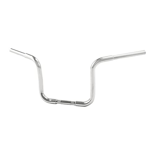 Green-L 1 1/4" Ape Hanger 12" Rise Handlebars Fit for Harley Sportster XL883 XL1200 Softail FLST FXST Custom Motorcycle 1.25" Handle Bar - size: 12" Rise, style: Style A Chrome
