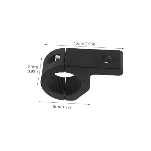 OUNONA 2pcs Light Clamp Bracket for Car Motorcycle Sturdy Mounting Holder Quick Installation for Offroad Utility Vehicles Optimized Angle for Enhanced Lighting Effects