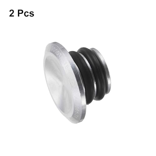 HARFINGTON Bar End Plugs Aluminum Handlebar End Caps Bike Plugs with Matching Rings for MTB Road BMX Fixed Gear Bike, Silver - color: Silver