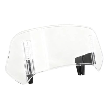 Motorcycle Windshield Extension, Adjustable Clip-On Windscreen Extender, Wind Deflector Spoiler Air Deflector, Universal Fit (Clear-14.1x5.9") - color: Clear-14.1x5.9"