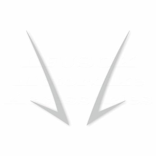 Motorcycle Front Fairing Reflective Sticker Decals,Gray | Compatible with Yamaha YZF R25 R3 2019-2022 - color: Gray