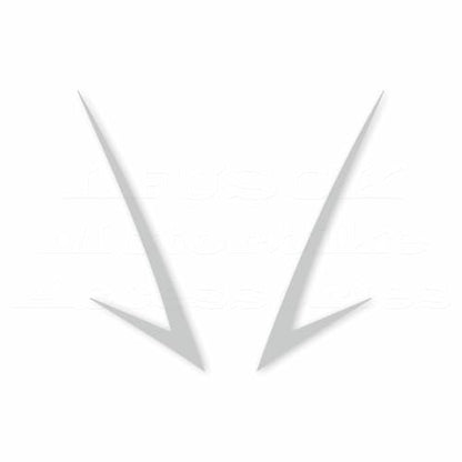 Motorcycle Front Fairing Reflective Sticker Decals,Gray | Compatible with Yamaha YZF R25 R3 2019-2022 - color: Gray