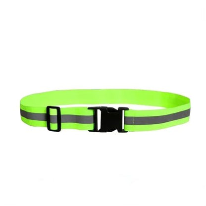 Reflective Bands 10pcs Reflective Band for Running High Visible Night Safety Gear for Arm Wrist Waist Ankle Adjustable Elastic Safety Reflective Belt for Cycling Running - color: Green