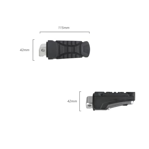 Footpegs Foot Pedals Motorcycle Rear Passenger Footrest Foot Peg for GS1250 R1250GS ADV R1200GS LC for Adventure Footpeg Bracket Cover - color: Bracket