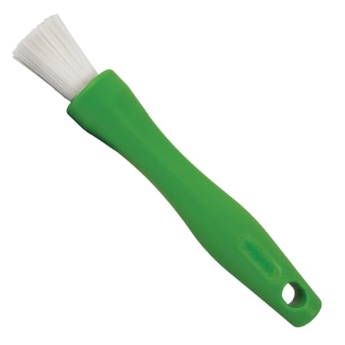 BrushAll® Wire Hand Brush with Ergonomic Handle and Tightly Packed Bristles for Kitchen, Garage, Indoor, Outdoor (Nylon) Patent Pending - color: Nylon