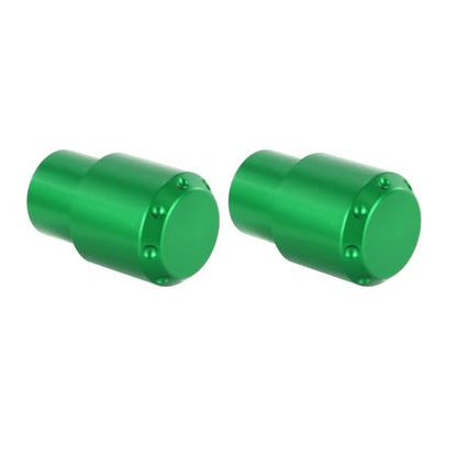 Xitomer Stylish 6061-T6 Aluminum Crash Bar Guard Balls - 4 Color Motorcycle Guardrail End Caps (Green) - color: Green