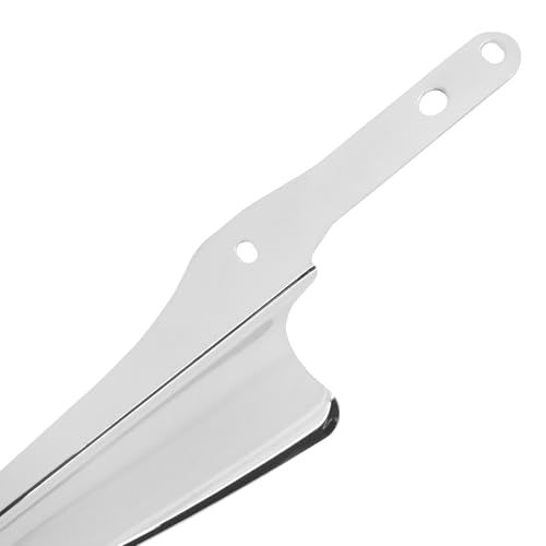 Front Fork Mount Wind Deflectors Compatible with 1995-2023 Harley Electra Glide Road King Street Glide 1 Pair - color: Chrome