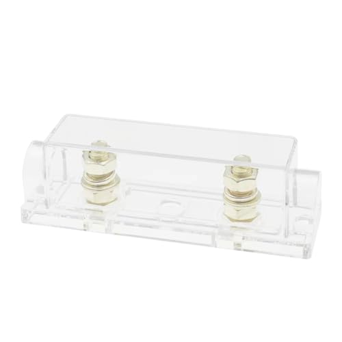 8Pcs ANL Fuse Holder Automotive Heavy Duty Fuse Block Replacement with Clear Insulated Cover for Car Audio System Amplifier Inverter CFH-ANL-QTM1 - color: CFH-ANL-QTM1