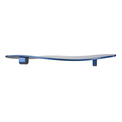 Advanblack Big Blue Pearl Side Wings Air Deflectors, Fairing Side Wing Windshield, Fairing Side Shield, Adjustable Wind Deflectors, Compatible for Harley Touring Street Electra Glide 2014-2023 - color: Big Blue Pearl