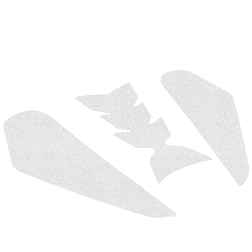 Accessories Compatible with KA&WA&SA&KI NINJA500 Ninja 500 Z500 Z500 2023 2024 2025 Side Fuel Tank Pads Protector Stickers Decal Gas Knee Grip Traction Pad Side Sticker (Clear) - color: Clear
