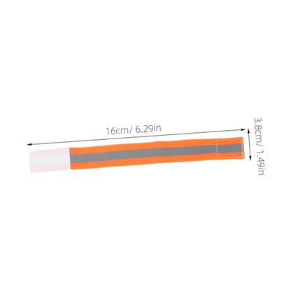 Kisangel 4pcs Adjustable Elastic Arm and Leg Bands for Night Cycling Running and Walking Enhanced Safety Gear for Outdoor Activities