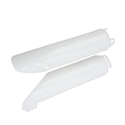 Cr250R White Fork Guards,Motocross Front Fork Guard Covers,2pcs Motorcycle Fork Guard Shock Absorber Protector Replacement for CR125R CR250R CRF450R