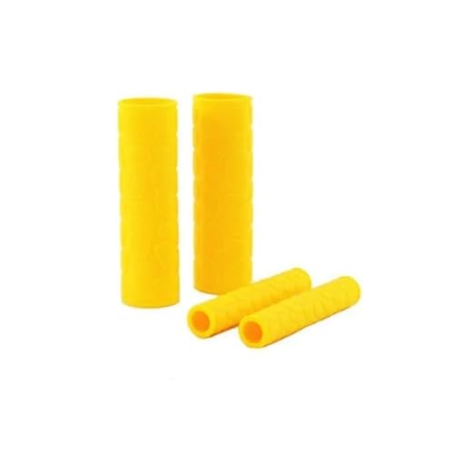 Non-Slip Rubber Grip Glove Motorcycle Handle Cover Universal Heat Shrinkable Grip Cover Sleeve Handlebar Covers Accessories Handlebars Grips - color: Blue