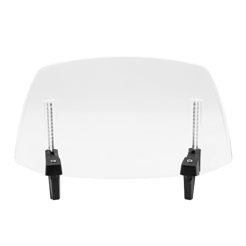 Motorcycle Windshield Extension for Honda CTX 1300 2014-2019, Adjustable Clip-On Visor Spoiler Wind Deflector for Long Rides Reduce Wind Noise & Buffeting,A/White - color: A/White