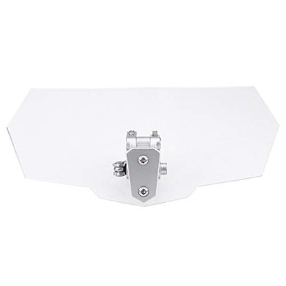 Acouto Motorcycle Windshield Extension, Motorcycle Windshield, 11 * 4.7 * 1.7 in Motorcycle Modified Universal Windshield Windscreen Wind Deflector Spoiler Air Deflector Windshield