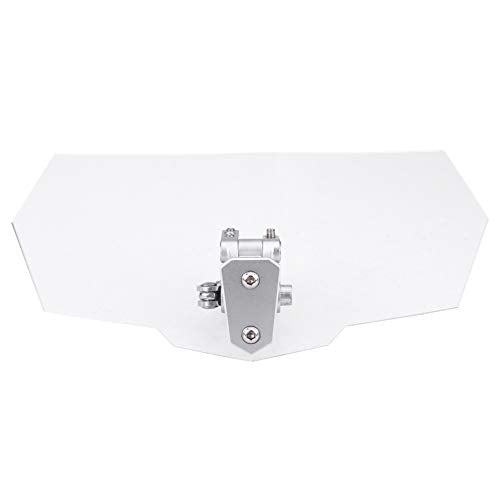 Acouto Motorcycle Windshield Extension, Motorcycle Windshield, 11 * 4.7 * 1.7 in Motorcycle Modified Universal Windshield Windscreen Wind Deflector Spoiler Air Deflector Windshield