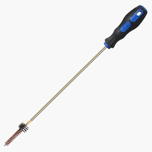 .223Cal 5.56mm .300 Blackout Chamber Cleaning Kit - Non Rotating Cleaning Rod, Bronze Chamber Brush x2, Nylon Chamber Brush x2, Cotton Chamber Mop x2, Star Chamber Cleaning Pads x120