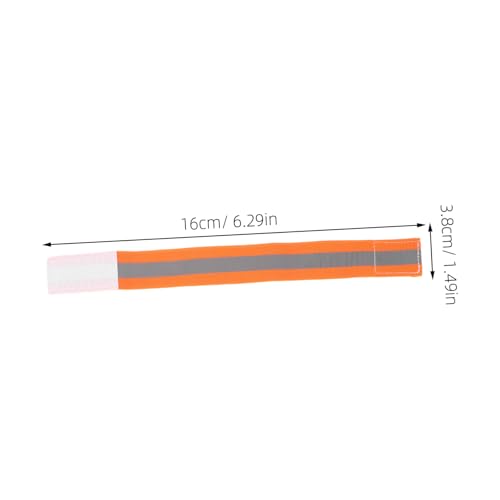 Kisangel 4pcs High Visibility Reflective Bands Adjustable Elastic Leg and Arm Straps for Night Cycling Mountain Biking and Outdoor Sports Safety Enhanced Body Visibility Gear