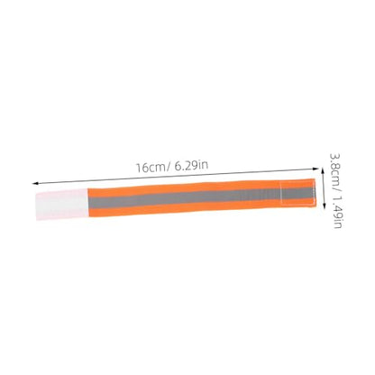 Kisangel 4pcs High Visibility Reflective Bands Adjustable Elastic Leg and Arm Straps for Night Cycling Mountain Biking and Outdoor Sports Safety Enhanced Body Visibility Gear