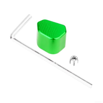 CNC Switch Button Turn Signal Key Cap, Aluminum Alloy Replacement Part, Fit for Honda Motorcycle(green) - color: green