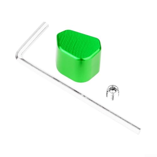 CNC Switch Button Turn Signal Key Cap, Aluminum Alloy Replacement Part, Fit for Honda Motorcycle(green) - color: green